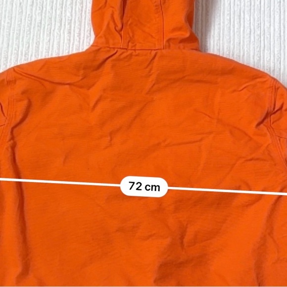 Carharrt J140 Duck Canvas Hooded Blaze Orange Active Jacket | Size 2XL - Picture 8 of 9